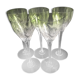Roemer wine glasses in crystal