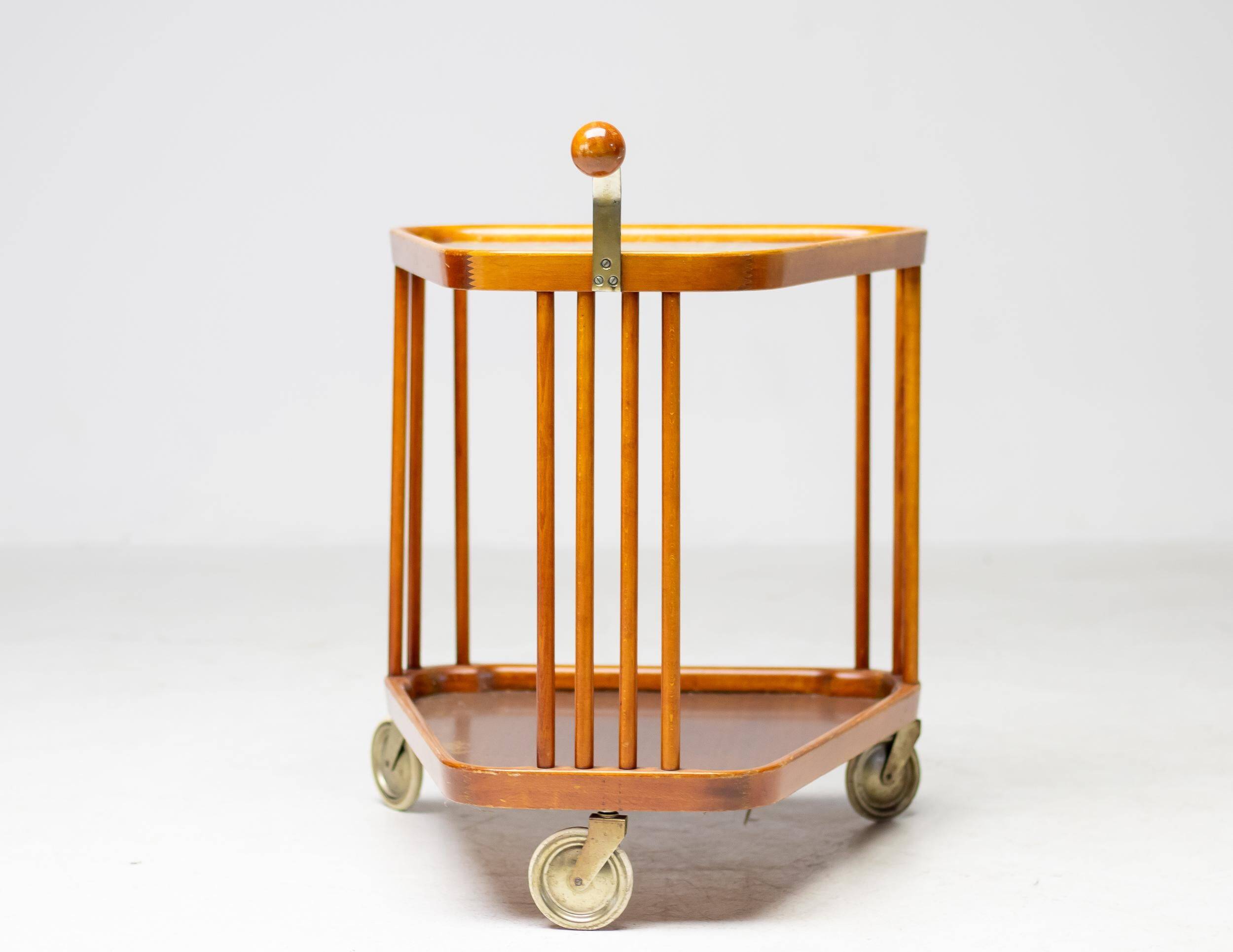 Chariot de bar scandinave moderne