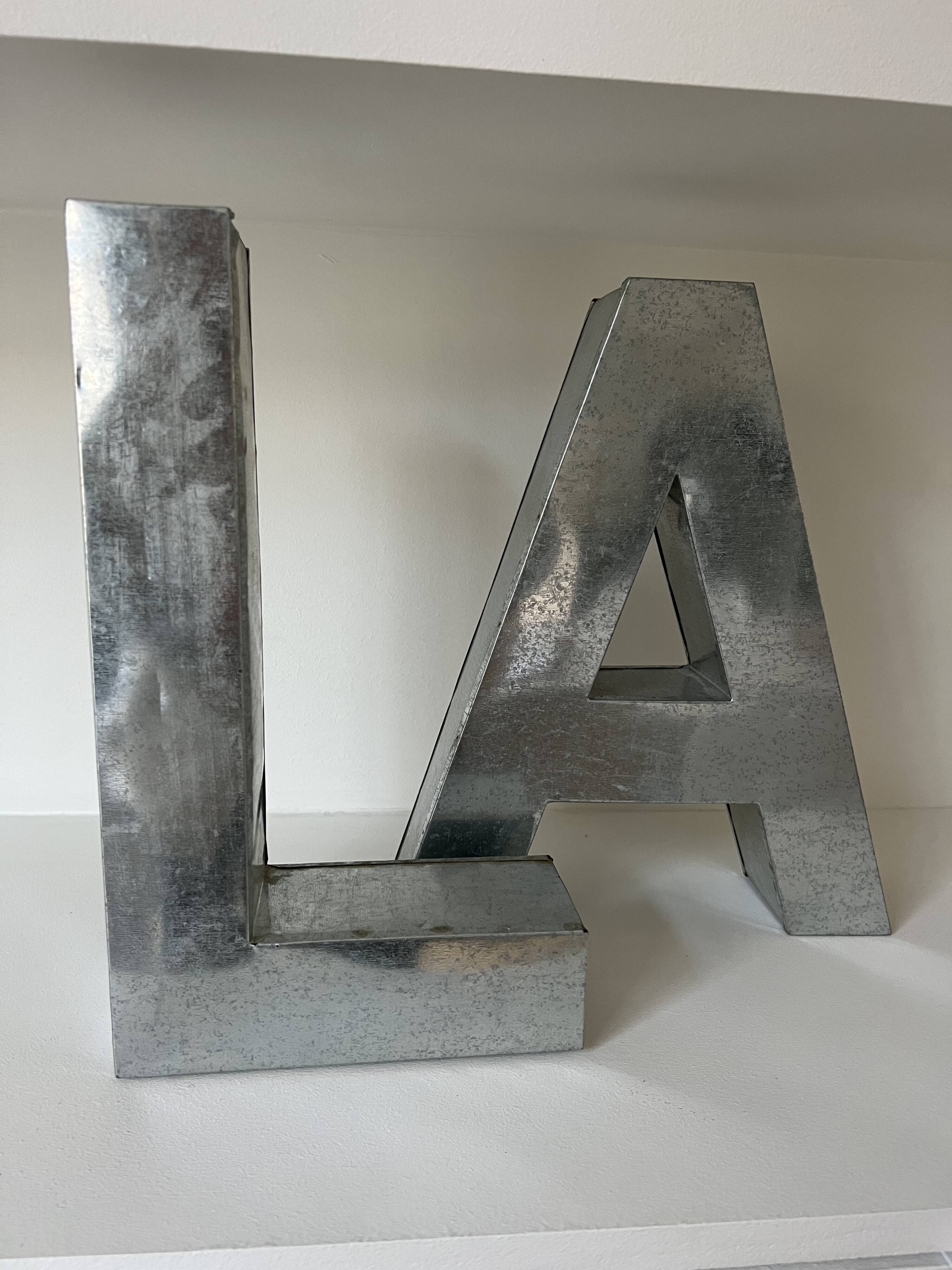 Metal letter - L