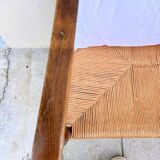 Oak mulched country armchair