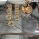 Service alcool carafe verres liqueur Verrerie de Monaco
