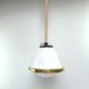 Chandelier 1920 opaline and frosted glass brand bag paris