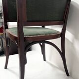 Art deco armchair in courbet wood "maison thonet" 20th century