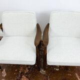Mid-century armchairs GFM-87 by J. Kędziorek, GFM, Poland, 1960s, set of 2