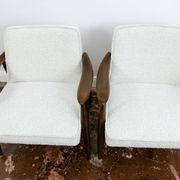 Mid-century armchairs GFM-87 by J. Kędziorek, GFM, Poland, 1960s, set of 2