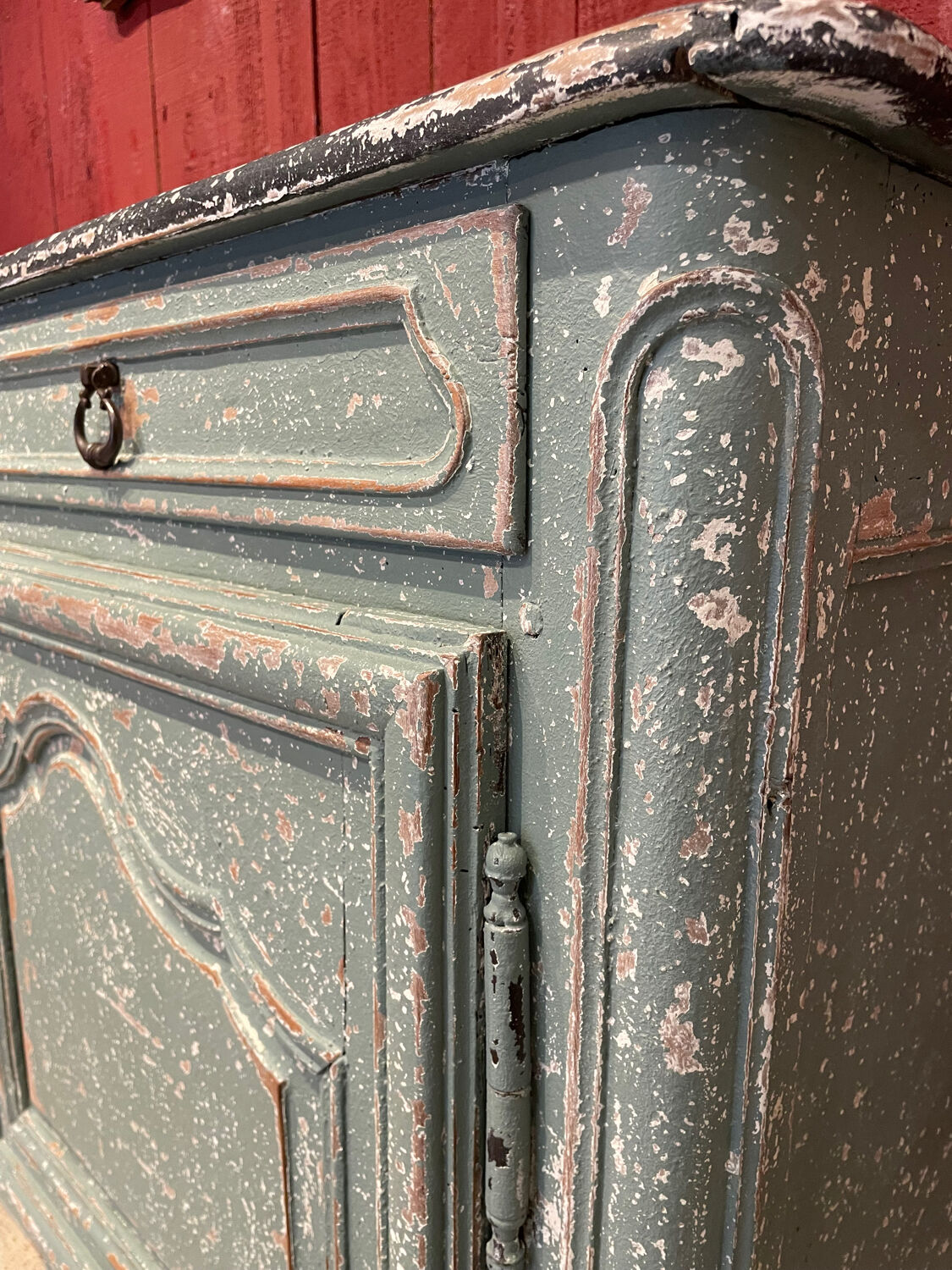Eighteenth-century walnut sideboard.