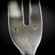 Alfenide – Christofle six silver-plated shellfish forks