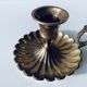Old brass candlestick