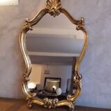 Baroque style gilded mirror