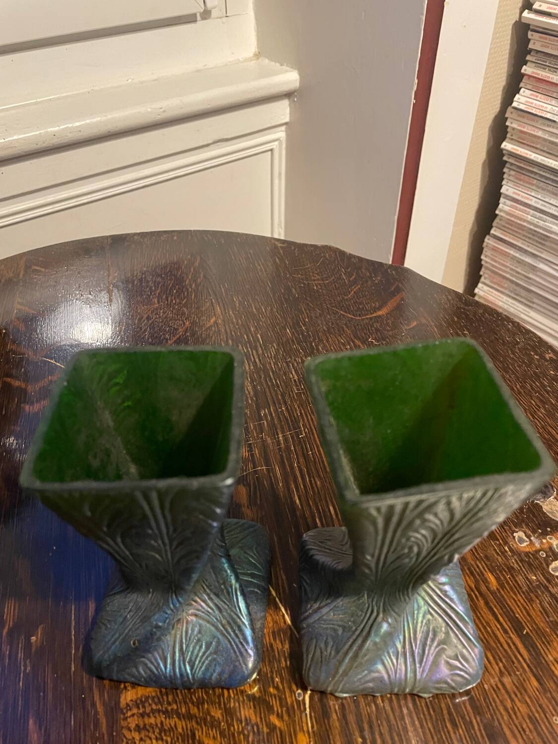 Pair of Loetz vases