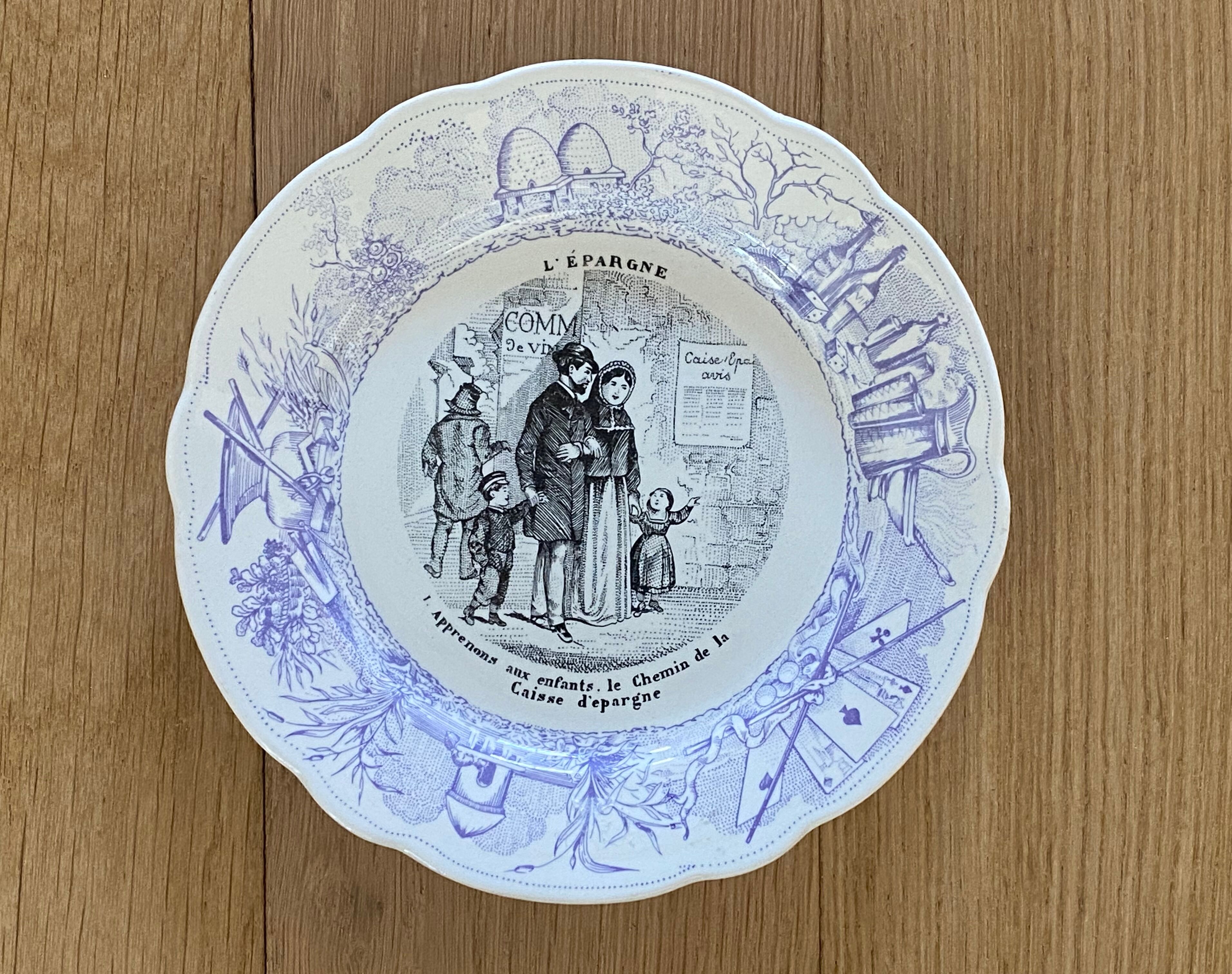 6 talking plates saving Sarreguemines