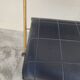 Pair of vintage 1950s Lafuma black folding chairs