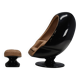 Fauteuil stéréo original Lee West « Alpha », États-Unis, 1968
