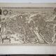 Gravure XIXème / Plan de Paris / Plan de Visscher