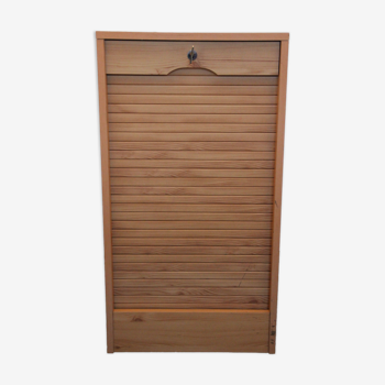 Office storage cabinet with shutter
