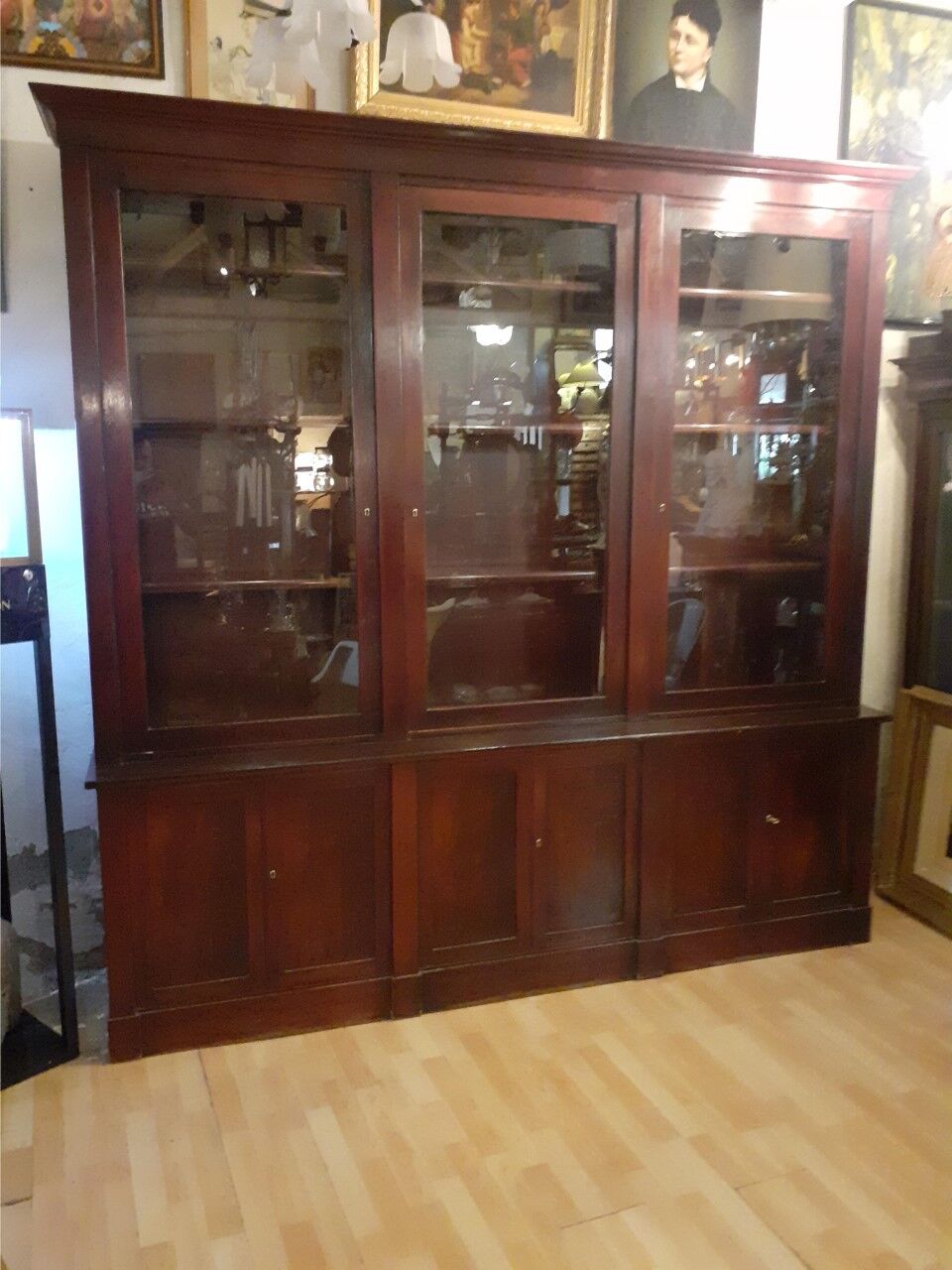 Bibliothèque en Acajou, de style Directoire XX eme
