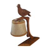 Wooden bird lamp 1940