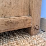 Vintage high sideboard in solid oak