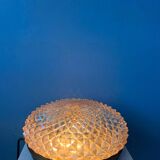 Mid-century crystal glass ceiling light