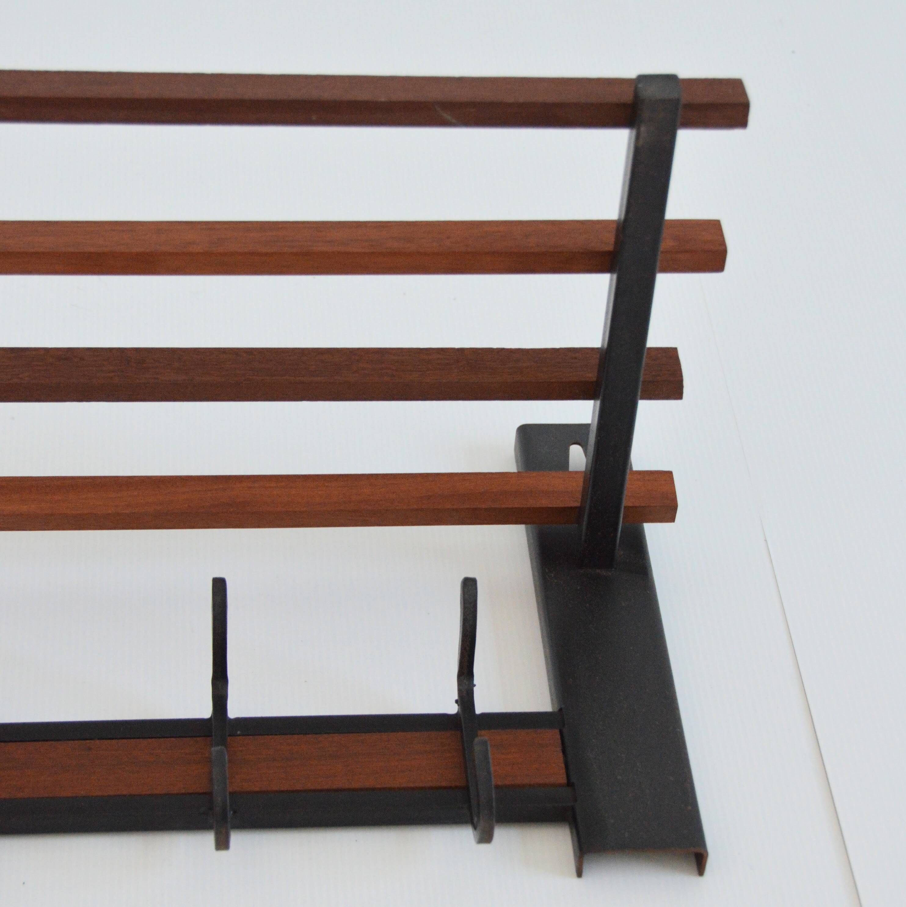 Coat rack / Hat rack Scandinavian vintage 1950s