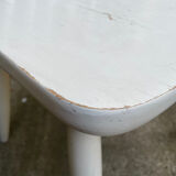 Series of 4 vintage solid wood chairs Scandinavian style