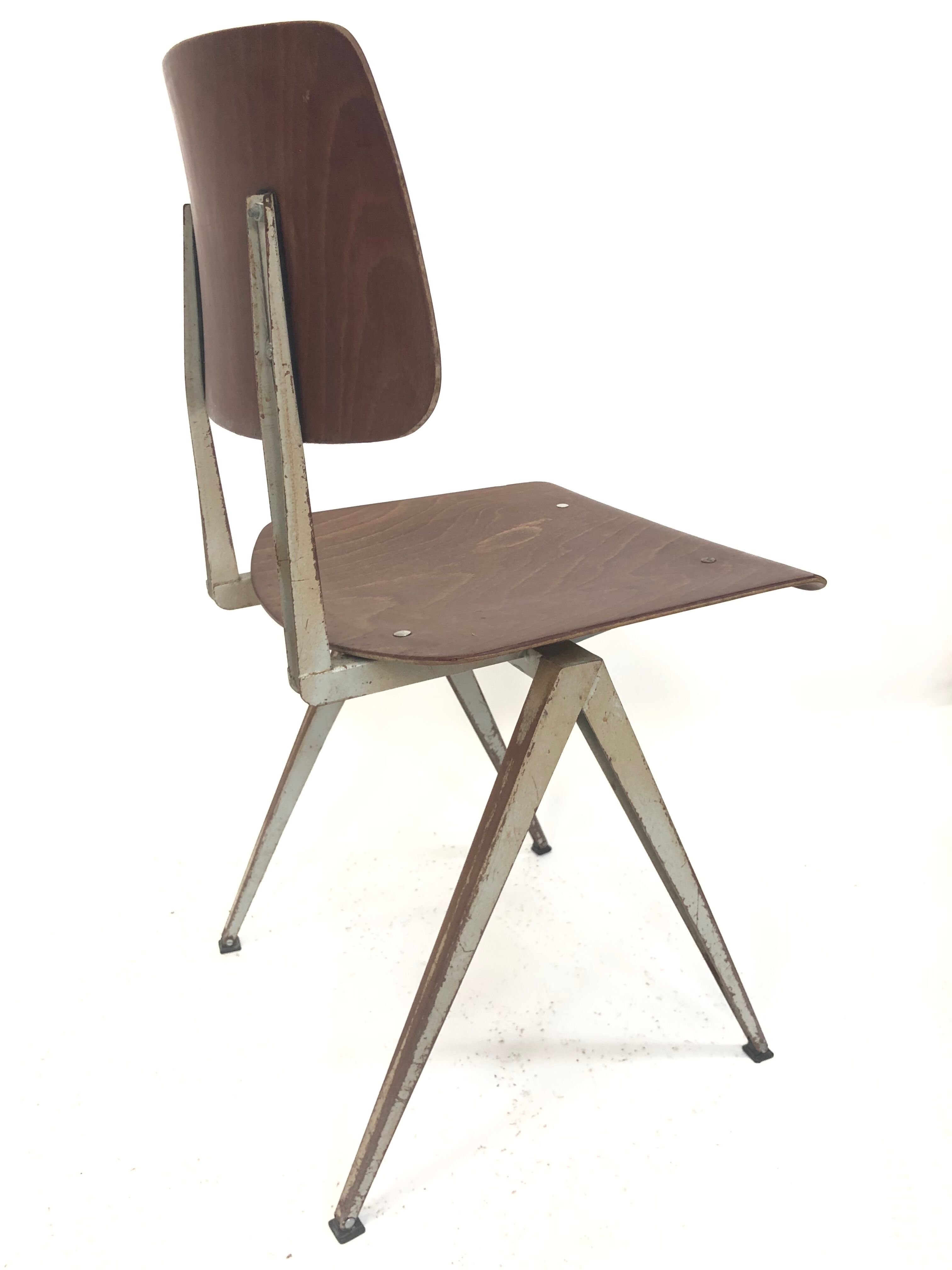 Industrial school chair Galvanitas S16