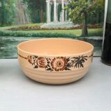 Set of 6 stackable salad bowls with foral pattern from the 50s/60s