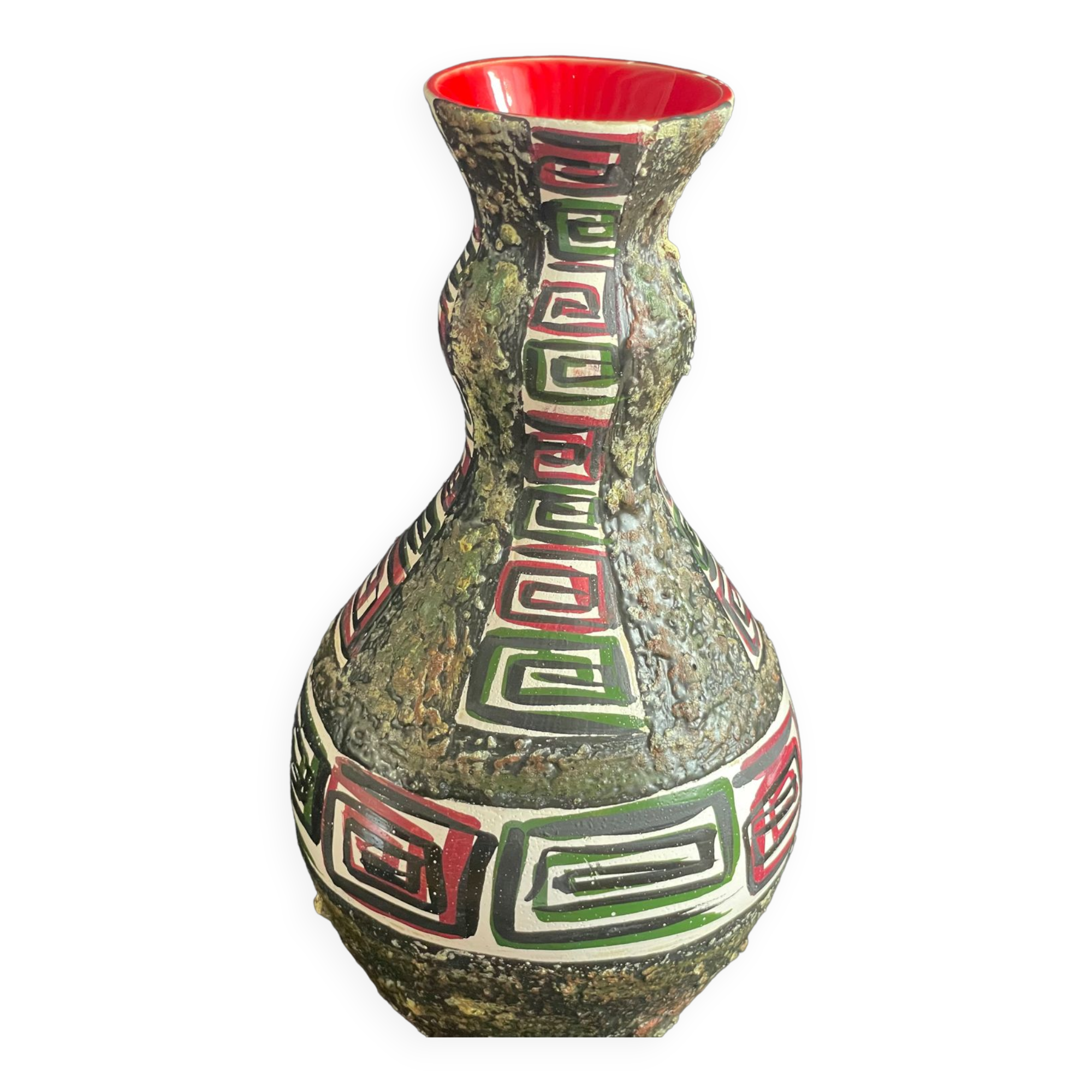 Vase vintage année 50 lave