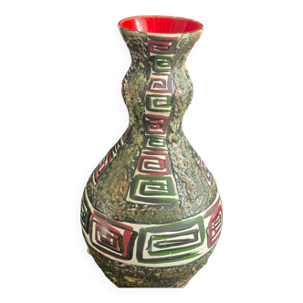 Vintage 50s lava vase