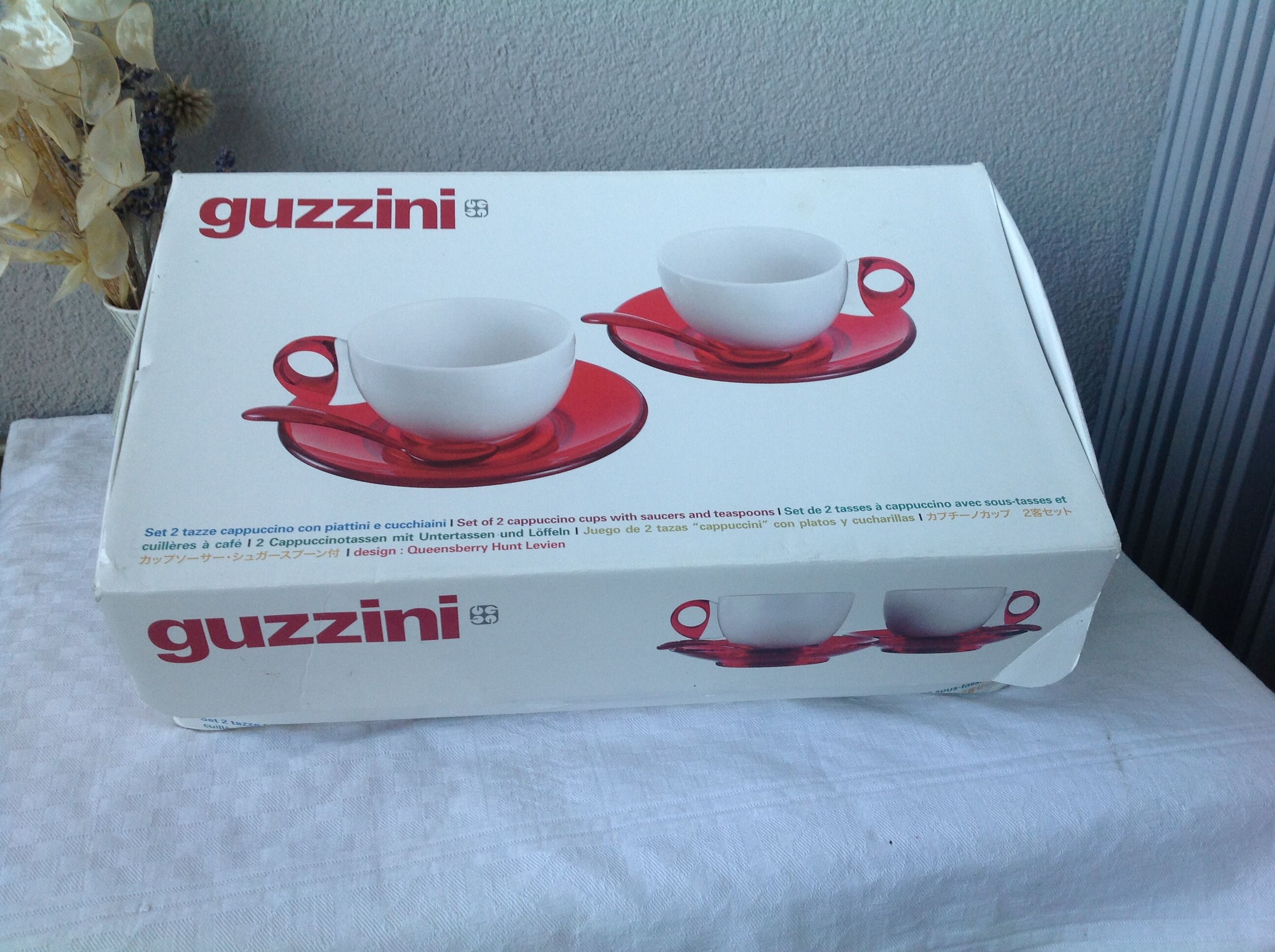 Queensberry Hunt Levien Guzzini cappuccino cups