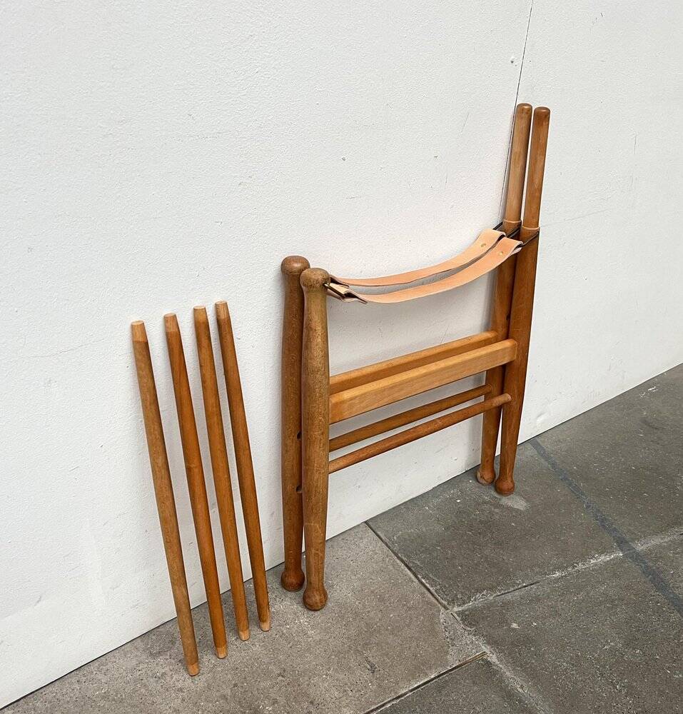 Mid-century modern Danish safari chair by Farstrup, 1960s.