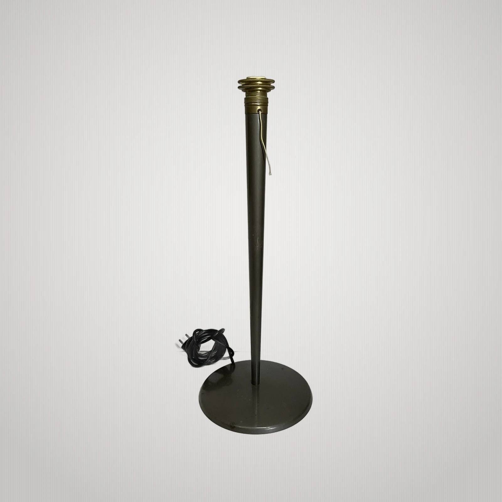 Old large lamp lita jacques biny, industrial workshop model, mazda
