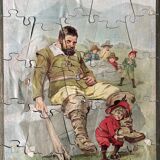 Box of 3 puzzles 1900