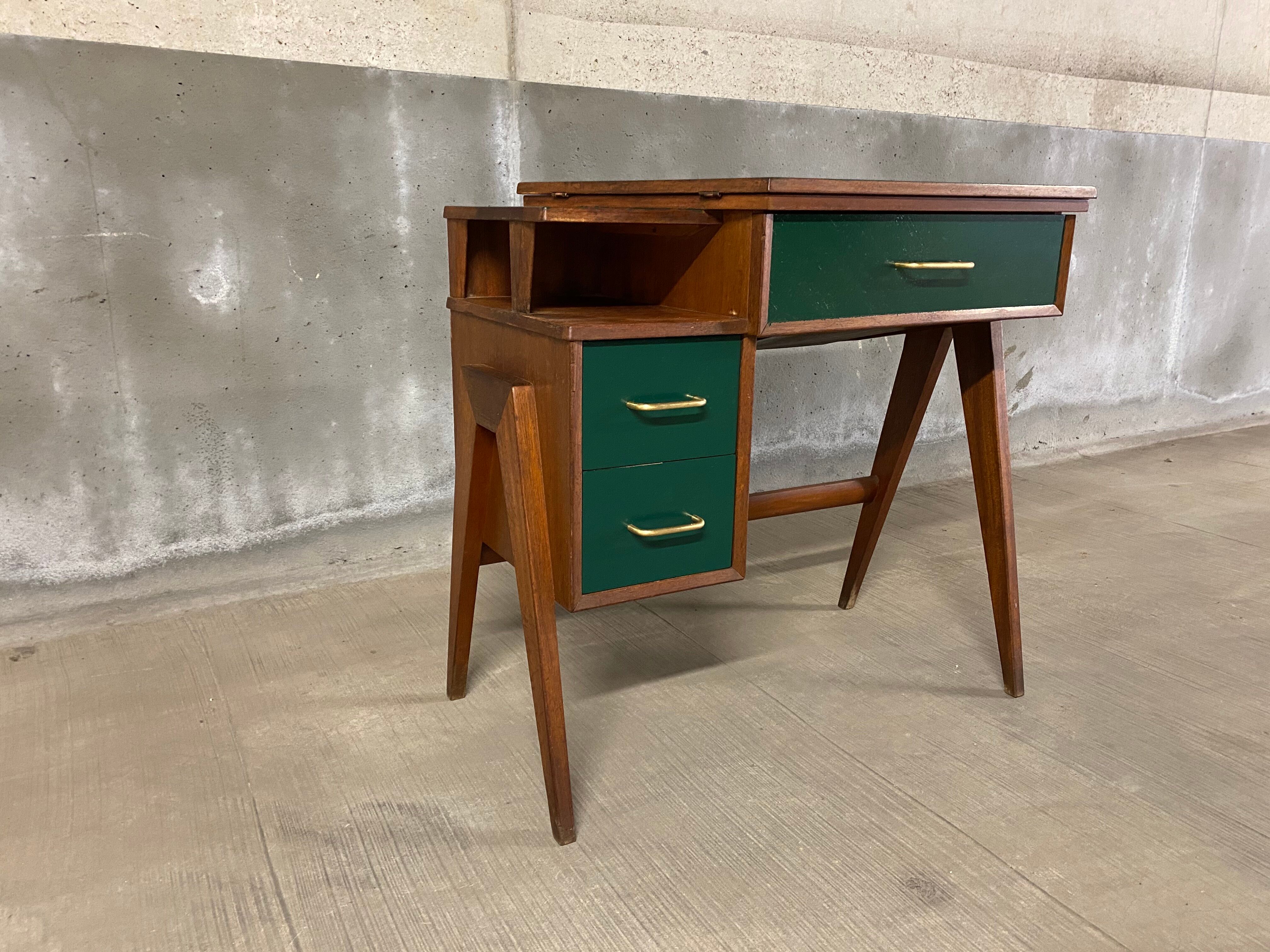 Scandinavian style office by Singer year 1960s