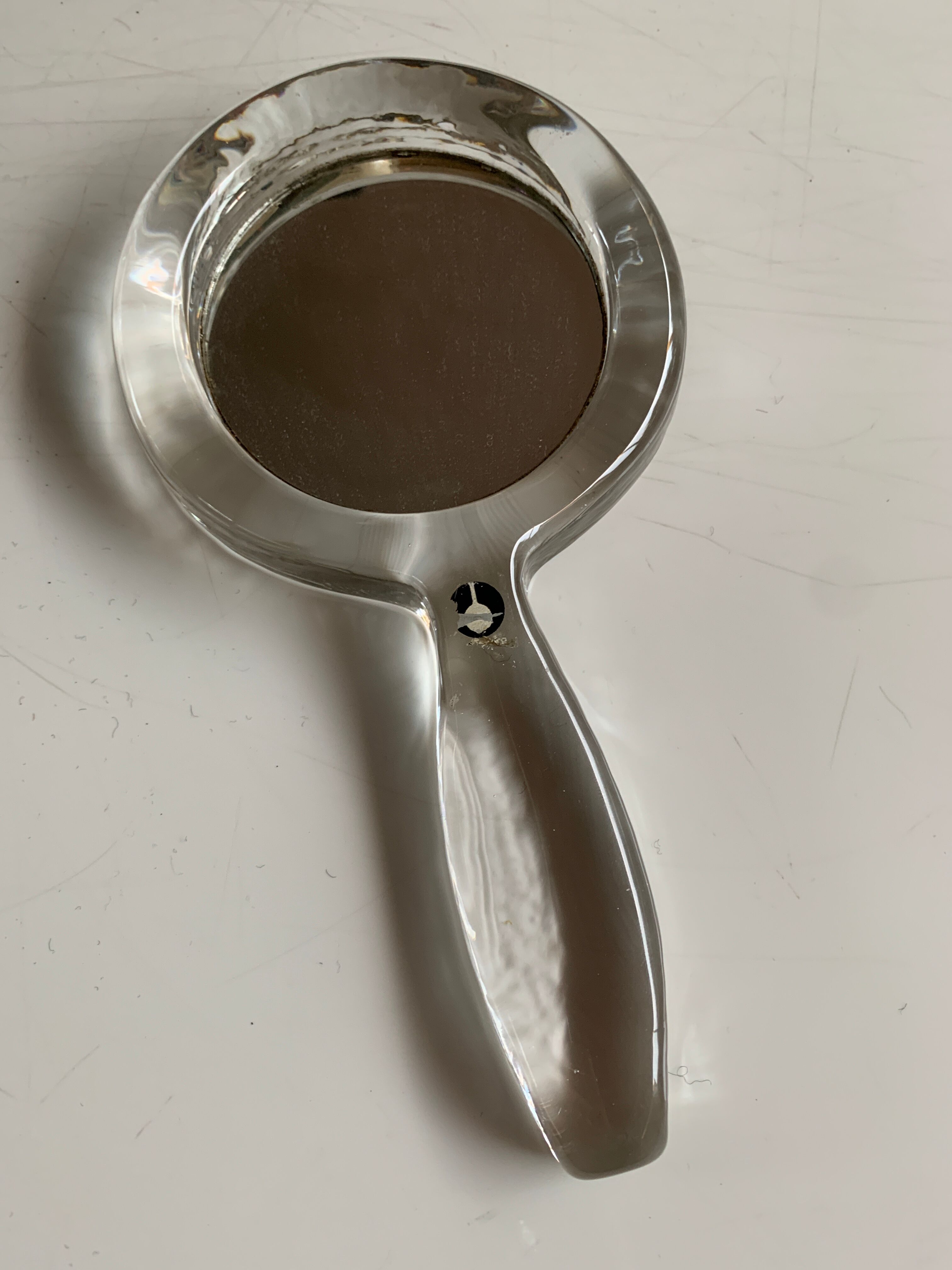 Glass hand facing Walther Glass Germany