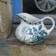 Jug in faience motifs flowers and insects