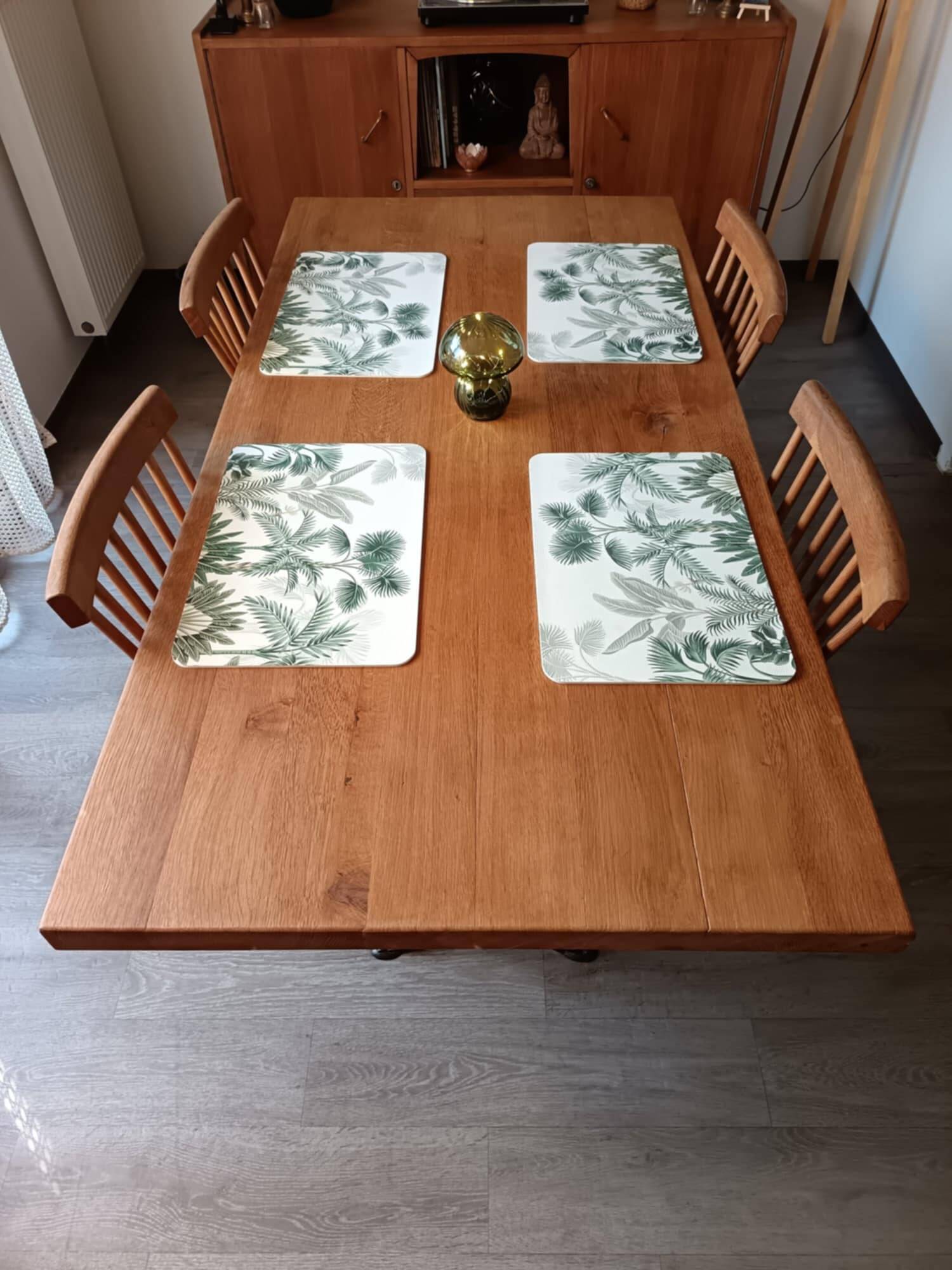 Oak bistro table