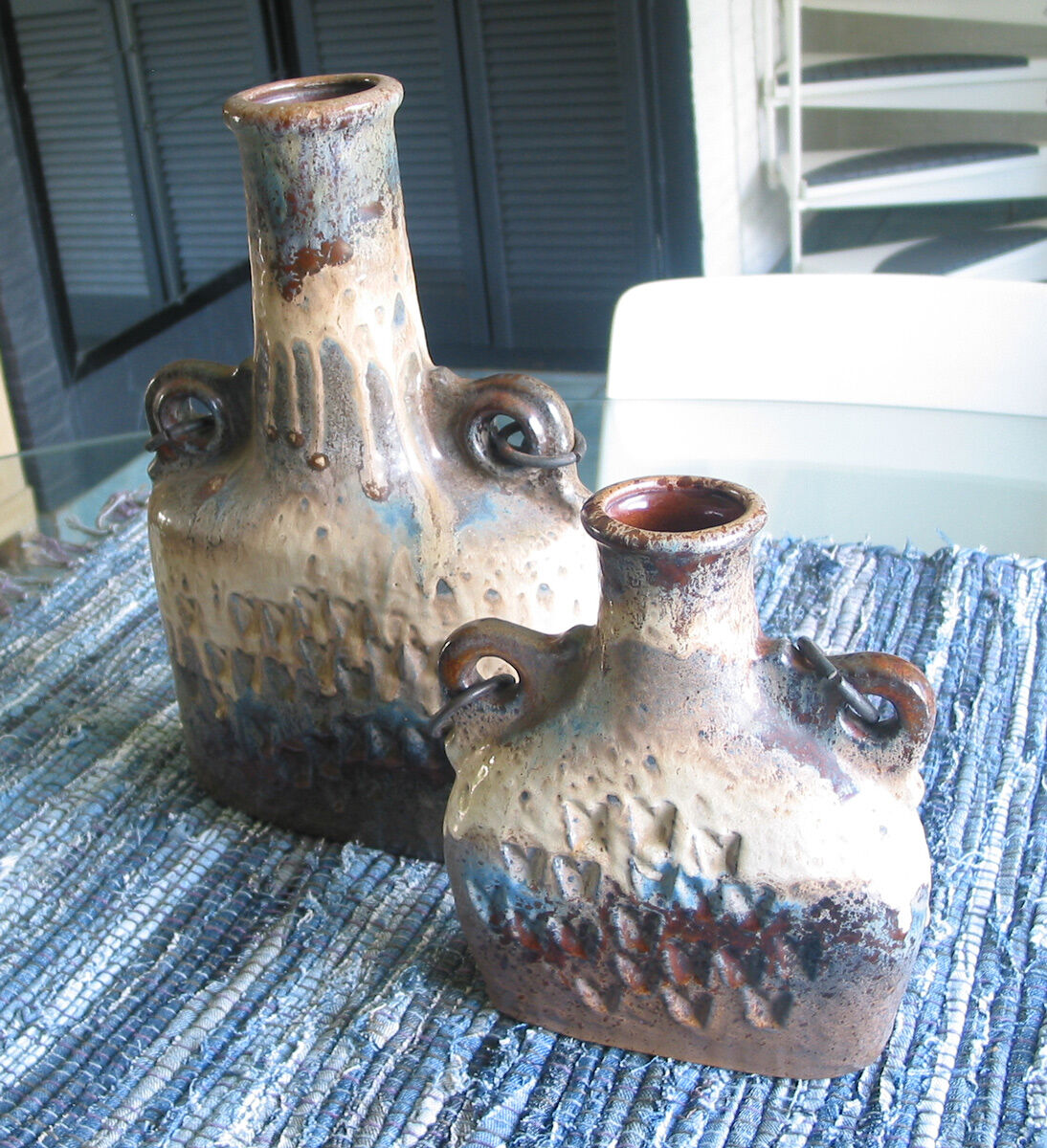 Pair that with pots/vases ceramic deco W.Germany Carstens
