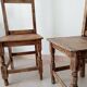 Paire de chaises anciennes prie Dieu XIXeme