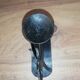 Vintage iron gazelle candle holder for tea light candle