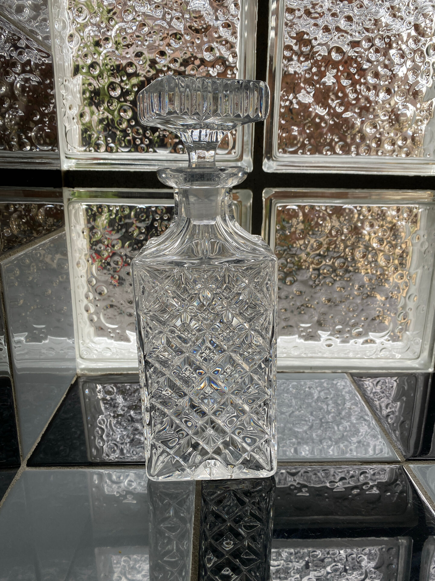 Vintage crystal carafe