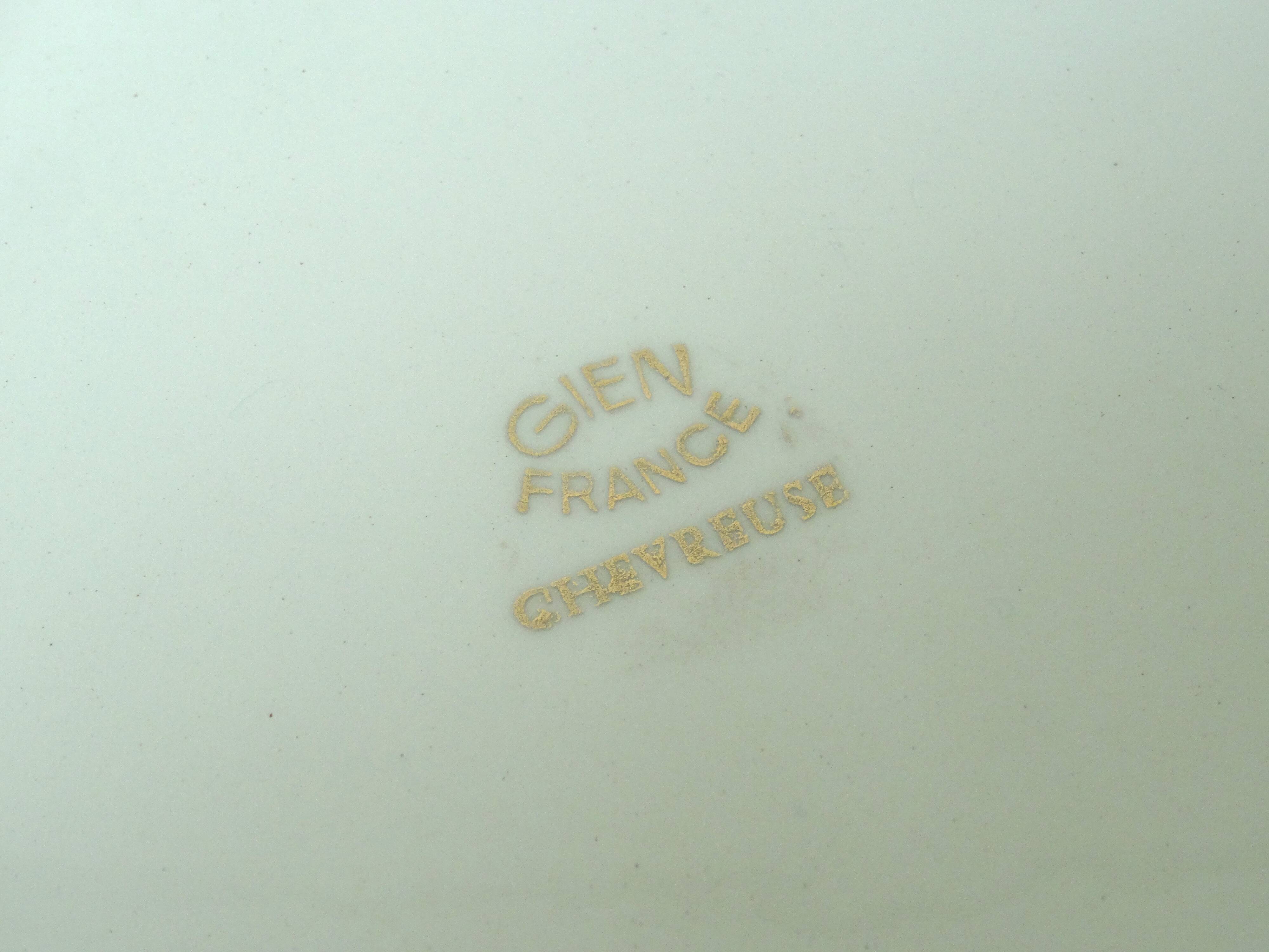 Gien oval serving dish