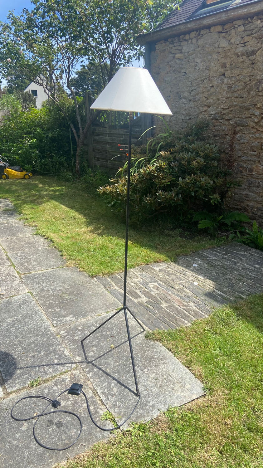 Vintage tripod floor lamp 1950