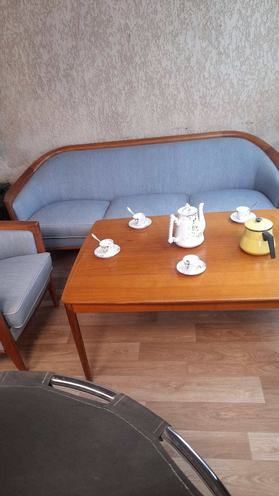 Vintage Scandinavian teak coffee table by String-Seffle, Sweden, 1960s