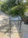 Stands / Nesting tables in patinated wrought iron with antique glass Olivier CORRO