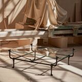 Loyal Bronze Dog Coffee Table