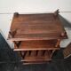 Antique walnut music cabinet