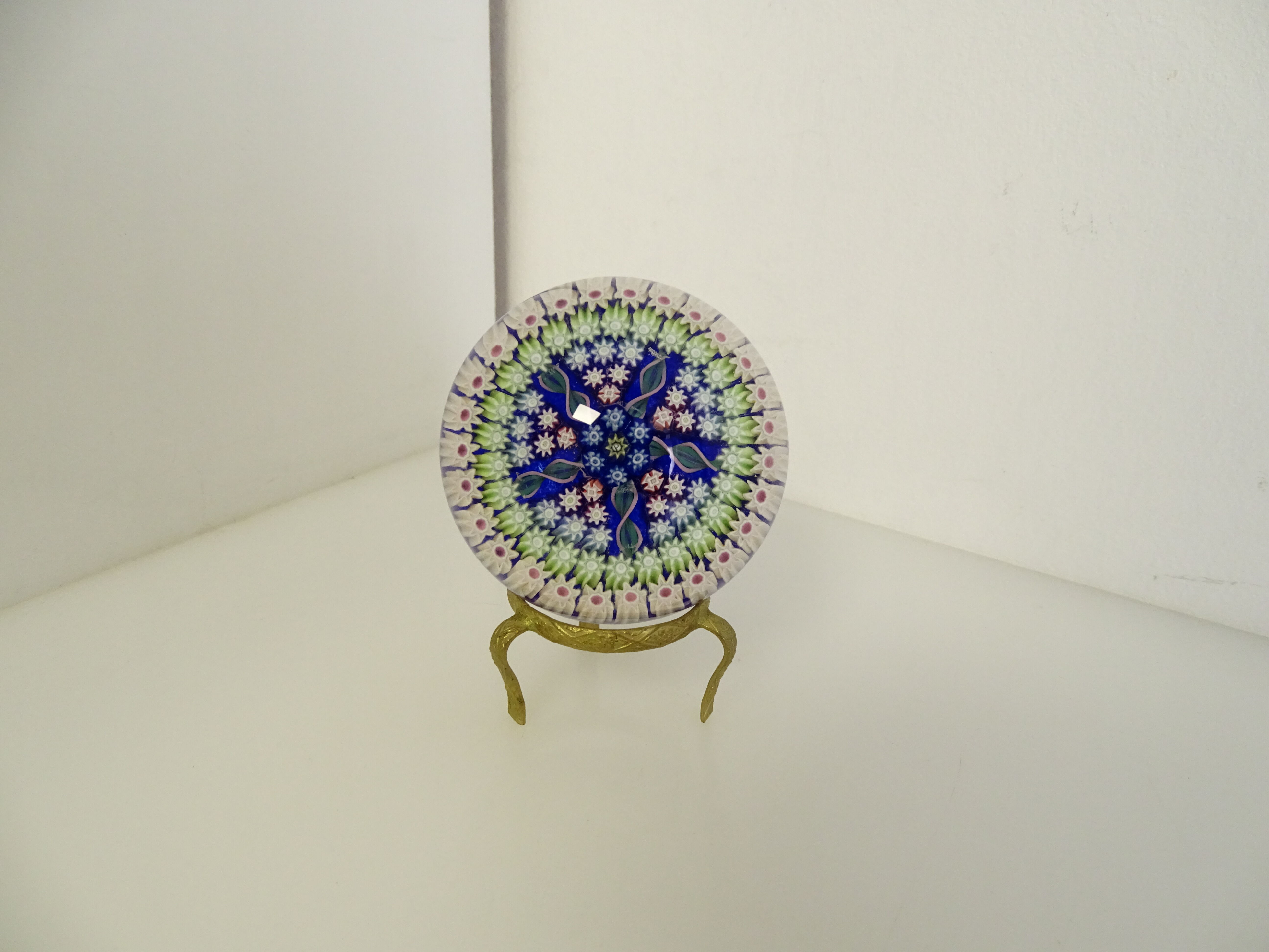 Perthshire millefiori paper press with a parchment ball