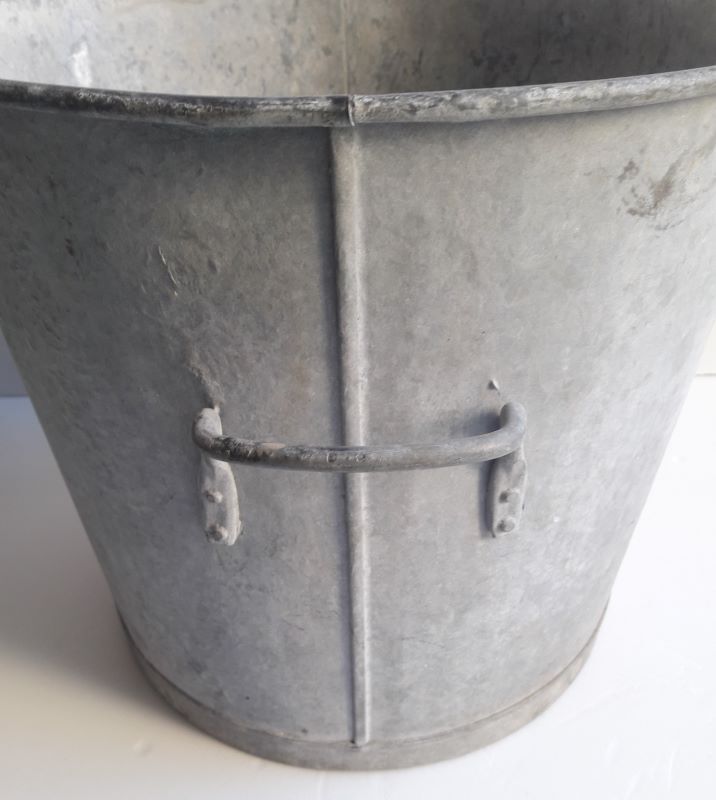 Lessiveuse h35cm en zinc jardin