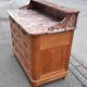 Commode chêne et marbre